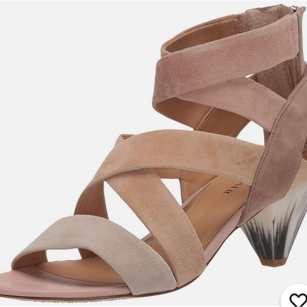 Donald J. Pliner Beige Strappy Heels